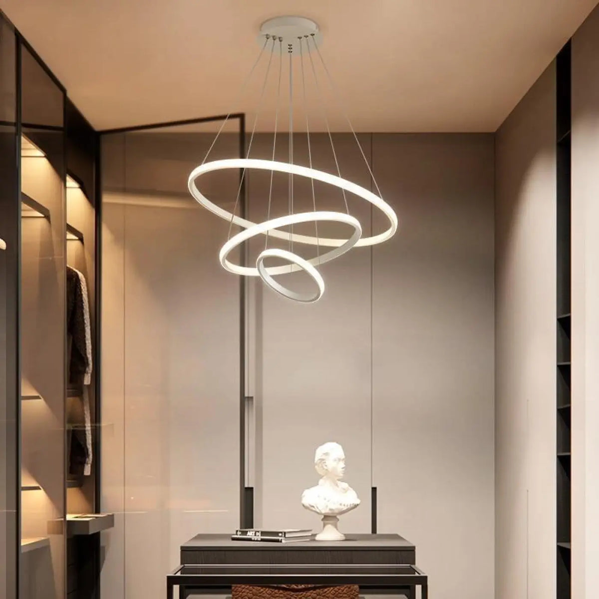 Pendelleuchte Kreisförmig Design für Wohnzimmer