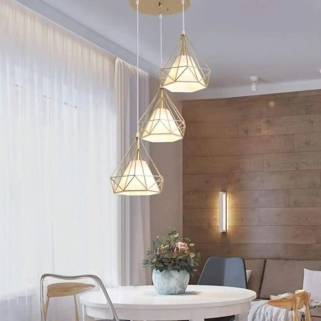 Pendelleuchte Gold Linear für Esszimmer