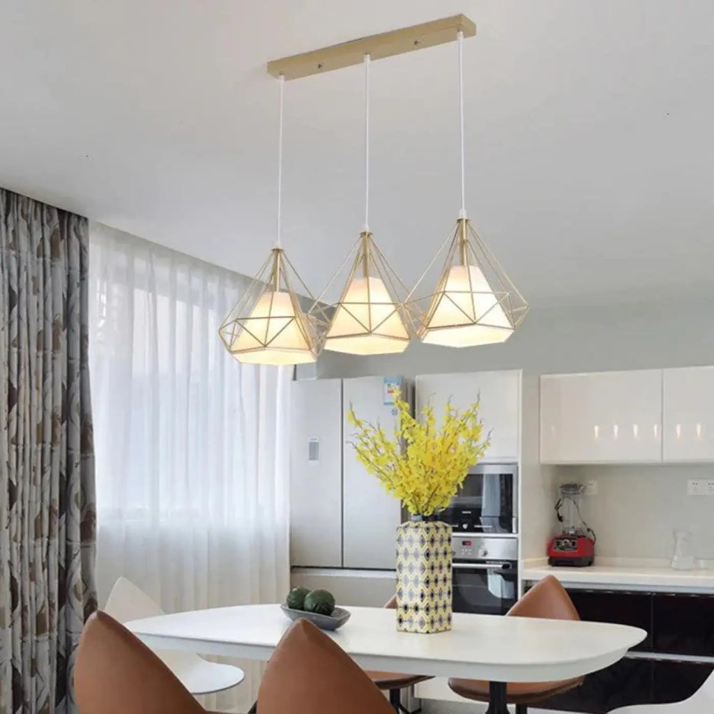 Pendelleuchte Gold Linear für Esszimmer