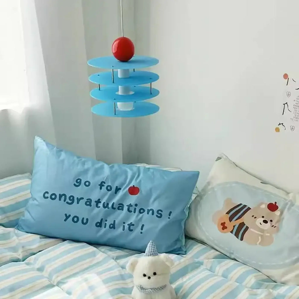 Pendelleuchte Kinder Blau mit Design Kreativ