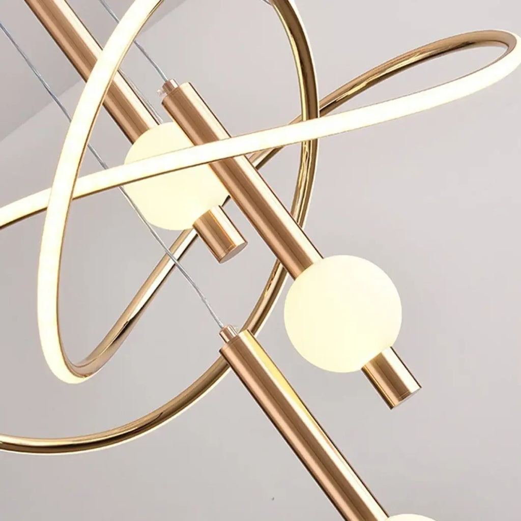 Pendelleuchte LED Gold Schwarz oder Weiß für Esszimmer