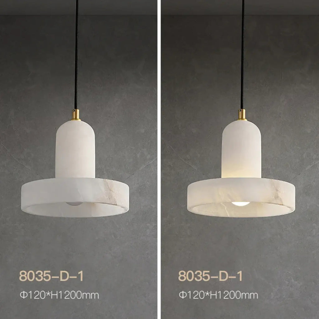 Pendelleuchte Marmor und Gold Modern