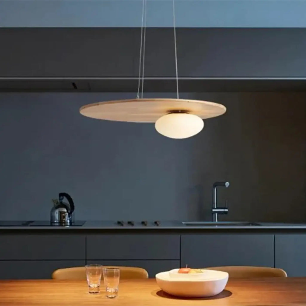 Pendelleuchte aus Holz Modern mit Stil Schlicht