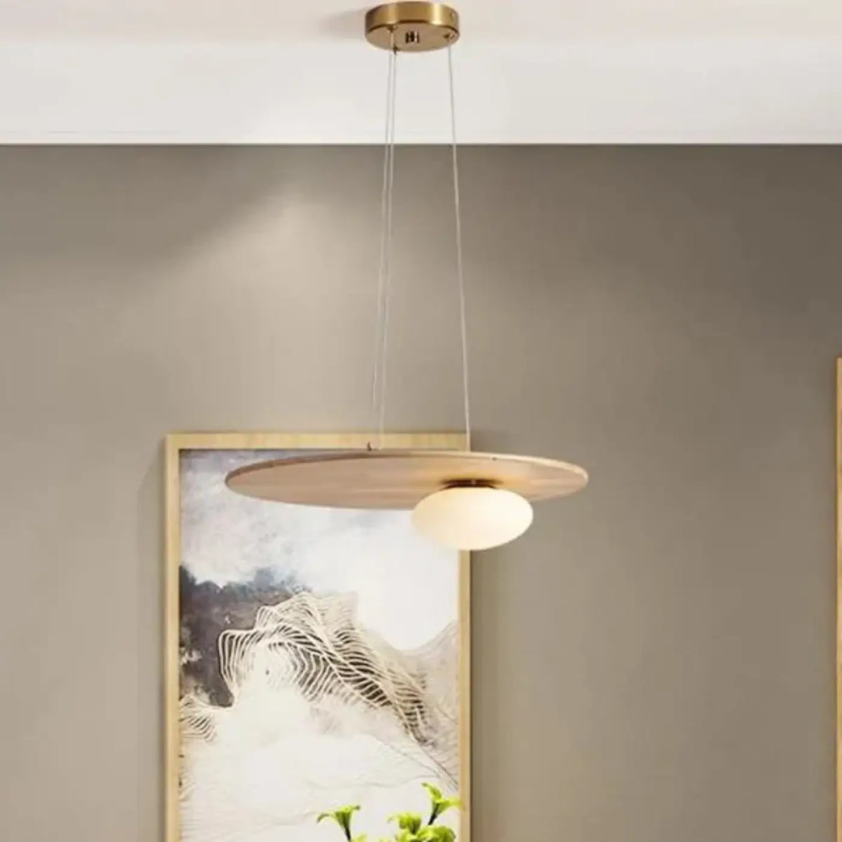 Pendelleuchte aus Holz Modern mit Stil Schlicht