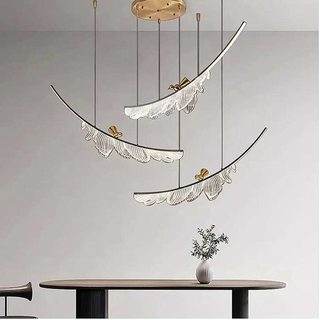 Pendelleuchte Bogen Leuchtend für Esszimmer