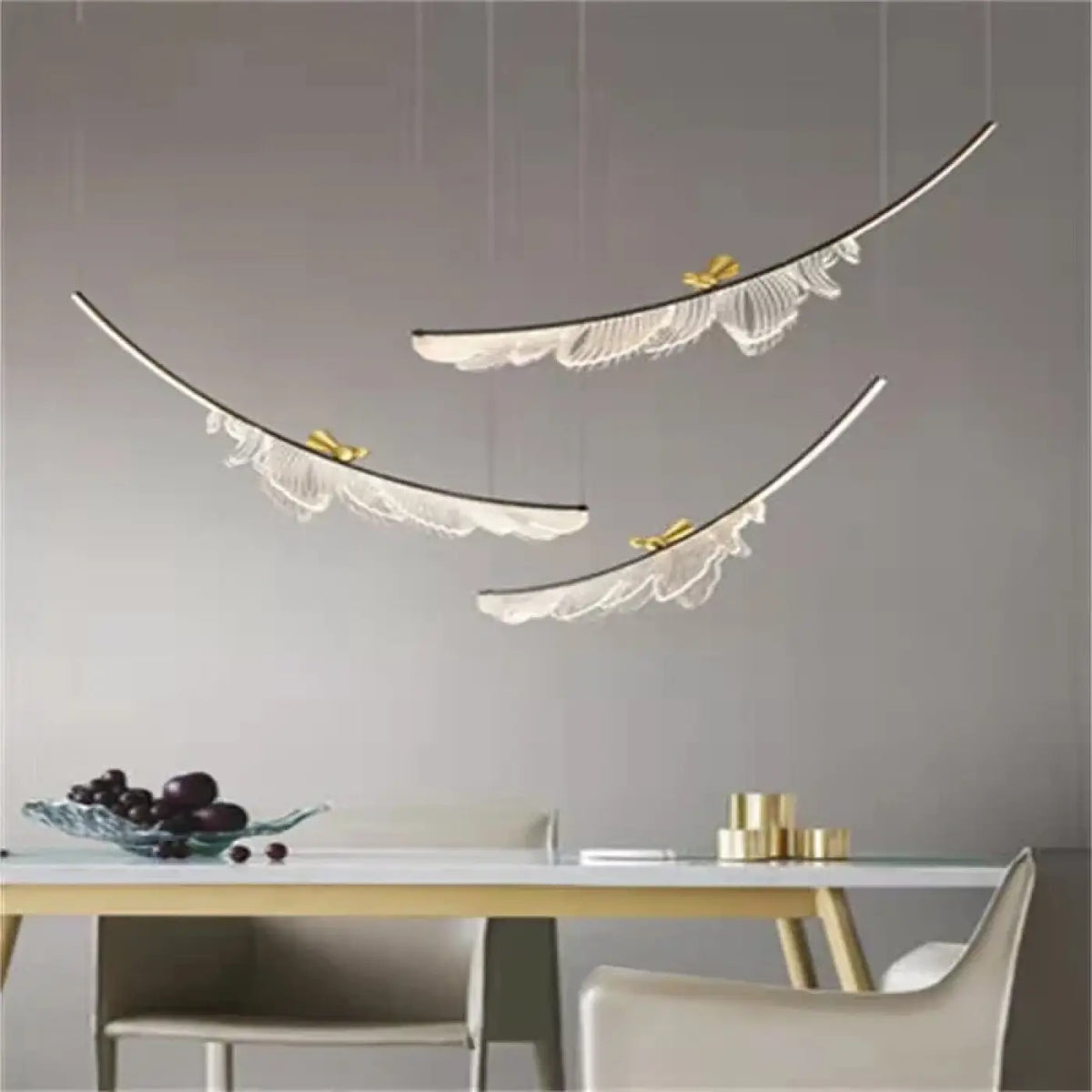 Pendelleuchte Bogen Leuchtend für Esszimmer