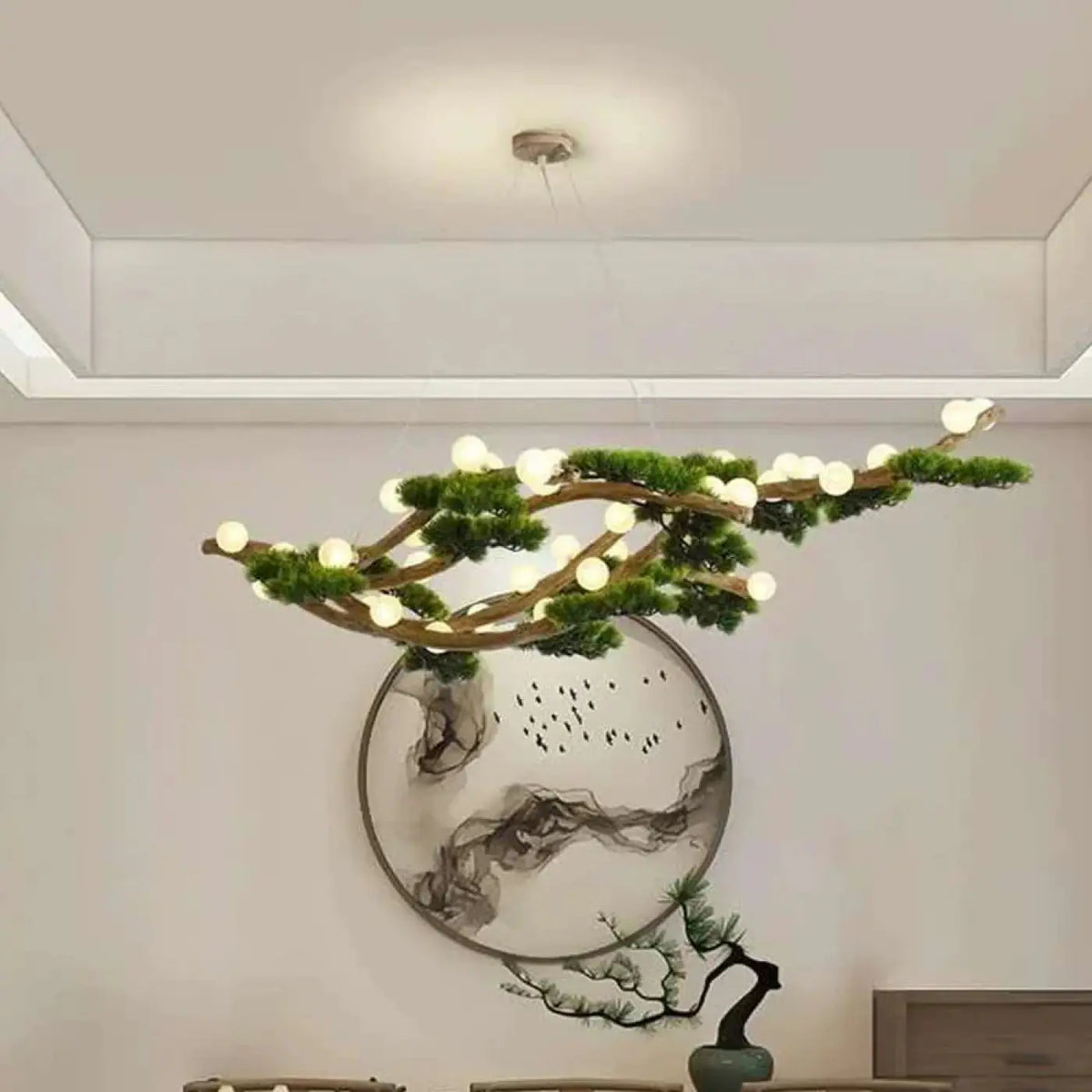 Pendelleuchte Bonsai Leuchtend für Wohnzimmer