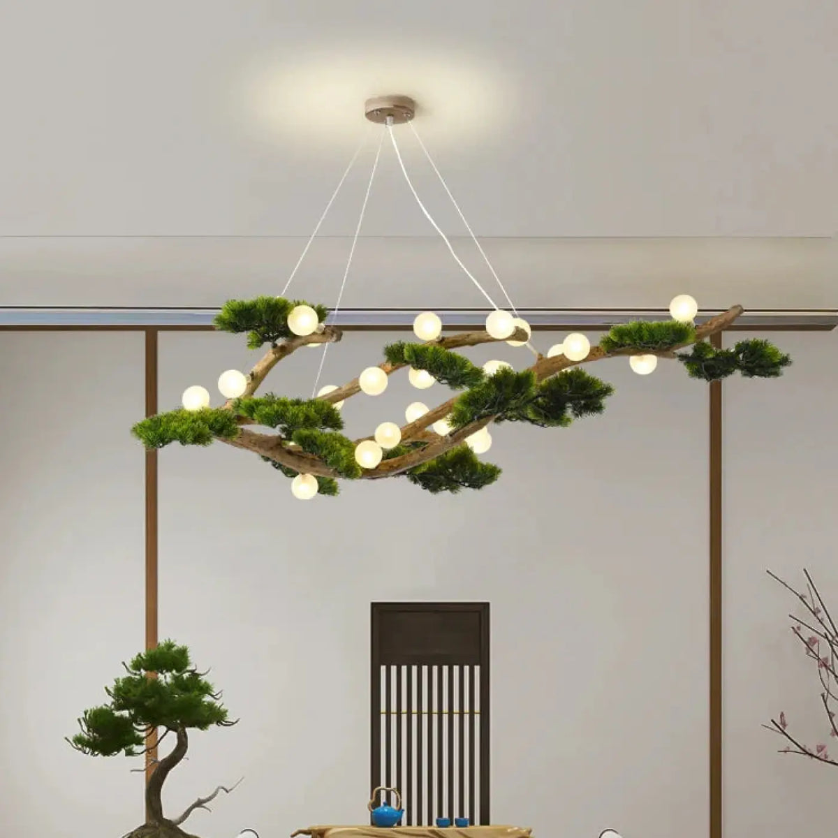 Pendelleuchte Bonsai Leuchtend für Wohnzimmer