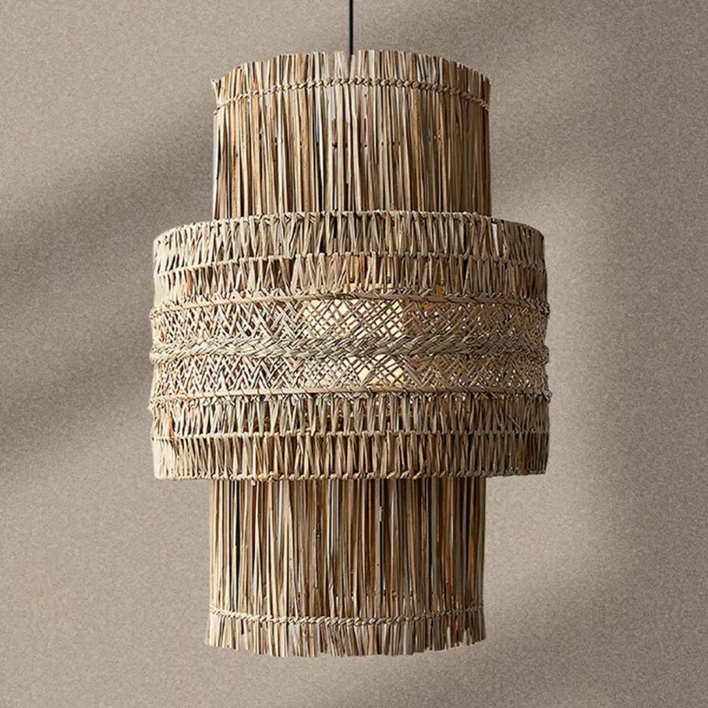 Pendelleuchte aus Weide Stil Asiatisch