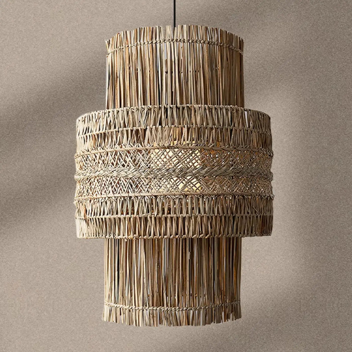 Pendelleuchte aus Weide Stil Asiatisch