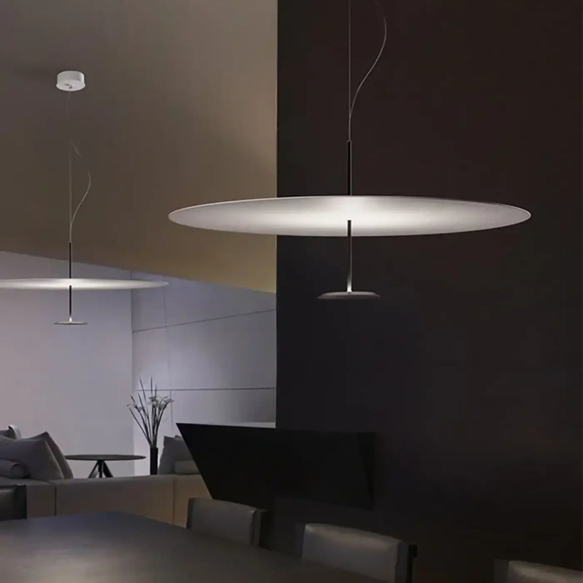 Pendelleuchte Kreis Schwebend LED für Wohnzimmer