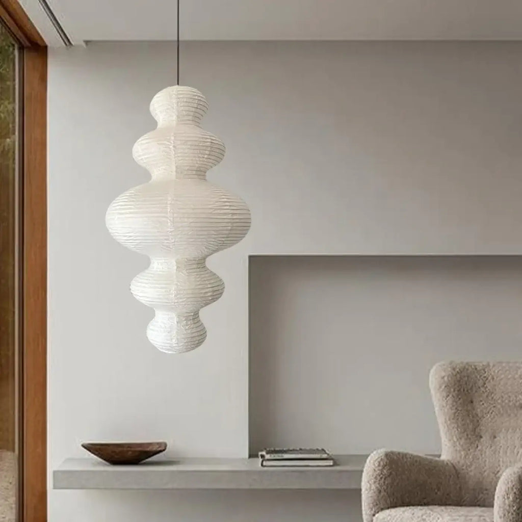 Pendelleuchte aus Papier Design Modern