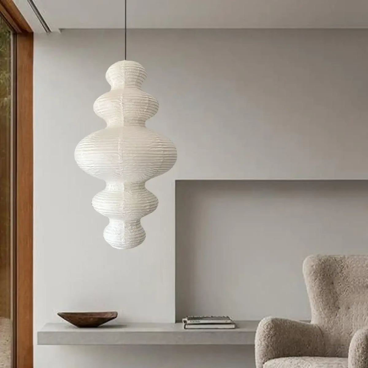 Pendelleuchte aus Papier Design Modern