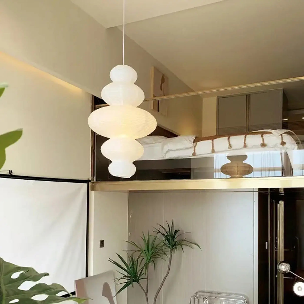 Pendelleuchte aus Papier Design Modern