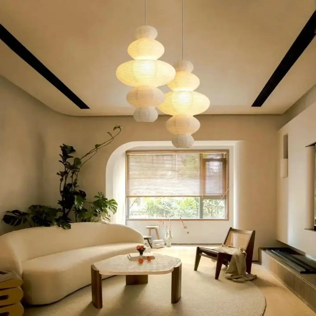 Pendelleuchte aus Papier Design Modern