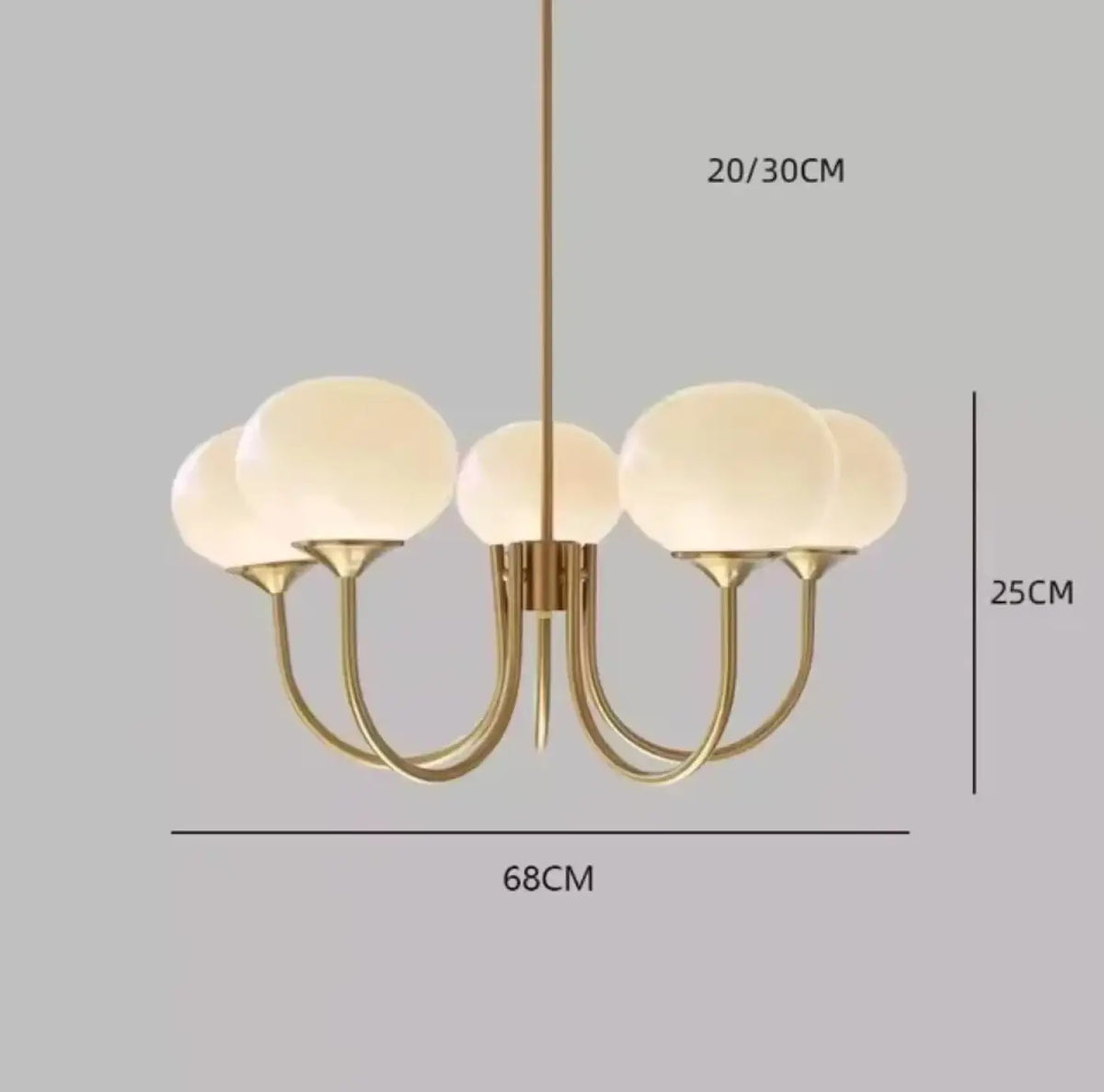 Pendelleuchte Retro Ausführung Creme