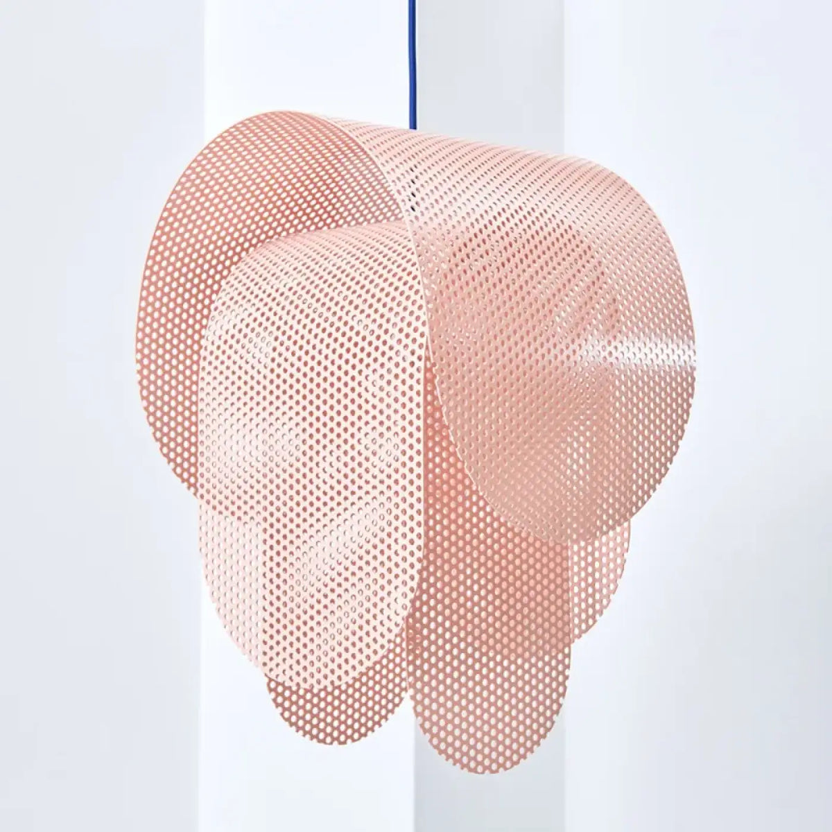 Pendelleuchte Rosa Effekt Drahtgitter Design