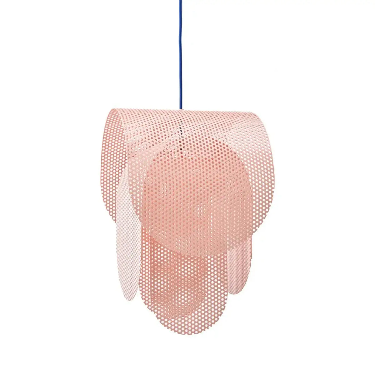 Pendelleuchte Rosa Effekt Drahtgitter Design