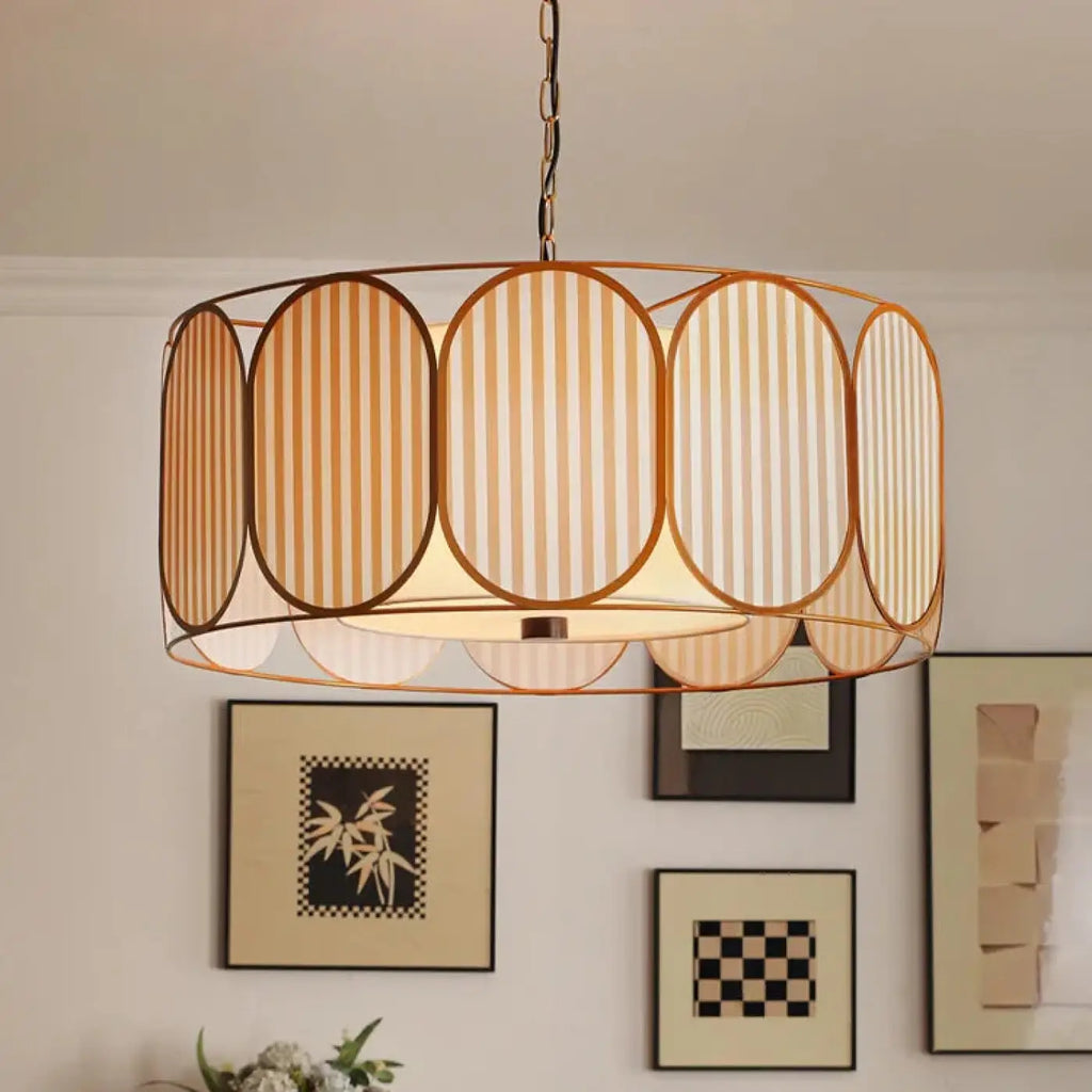 Pendelleuchte aus Stoff Modern