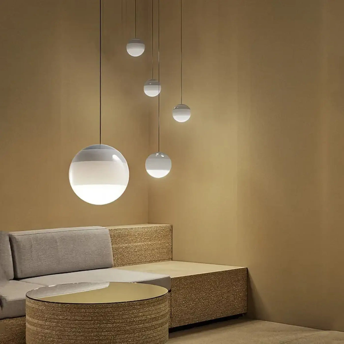 Pendelleuchte Dreifarbig für Esszimmer