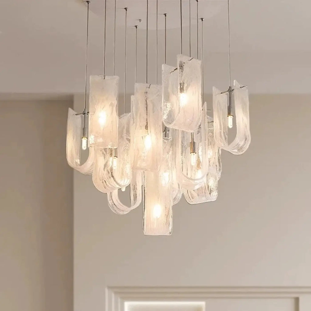 Pendelleuchte Elegant aus Glas für Wohnzimmer Schick