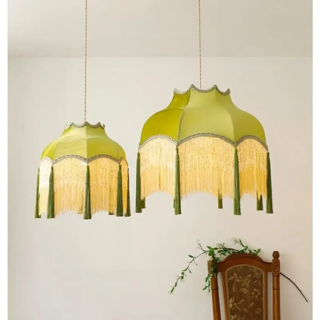 Pendelleuchte Grün Vintage Stil Bar