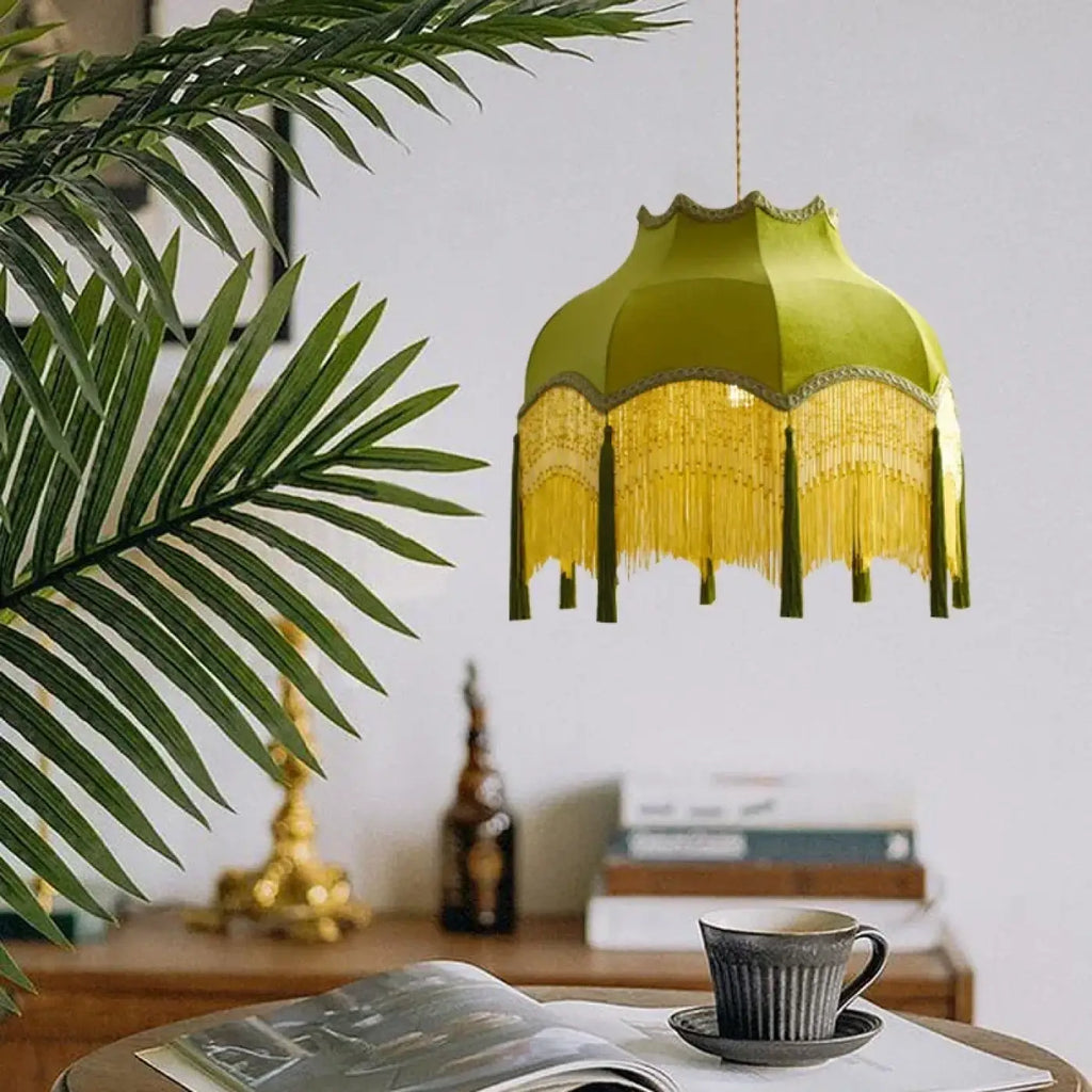 Pendelleuchte Grün Vintage Stil Bar