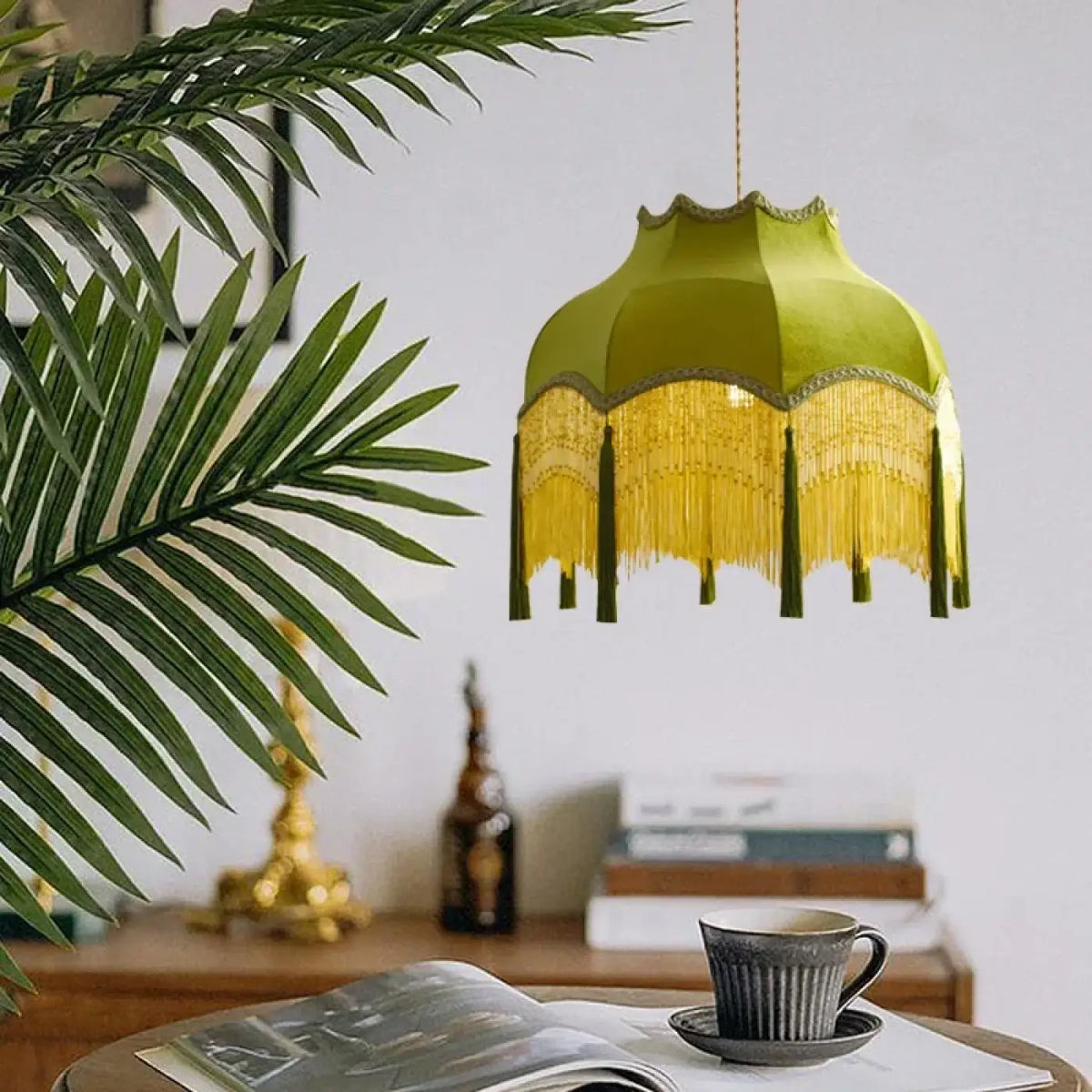 Pendelleuchte Grün Vintage Stil Bar