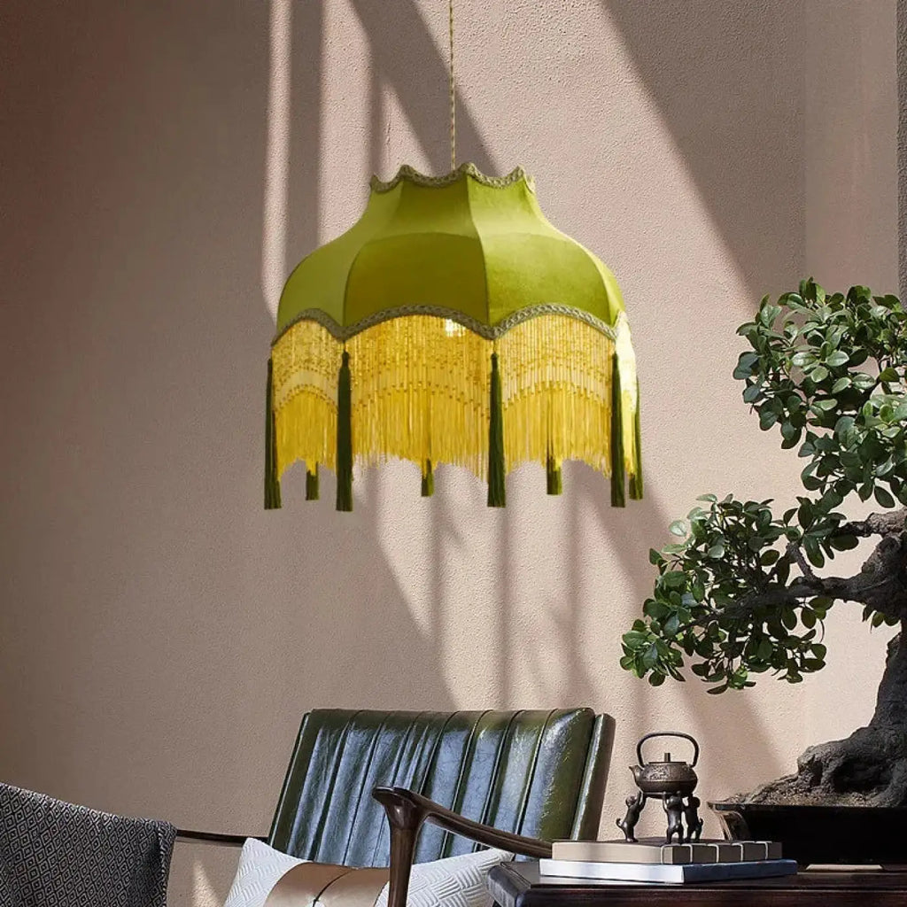 Pendelleuchte Grün Vintage Stil Bar