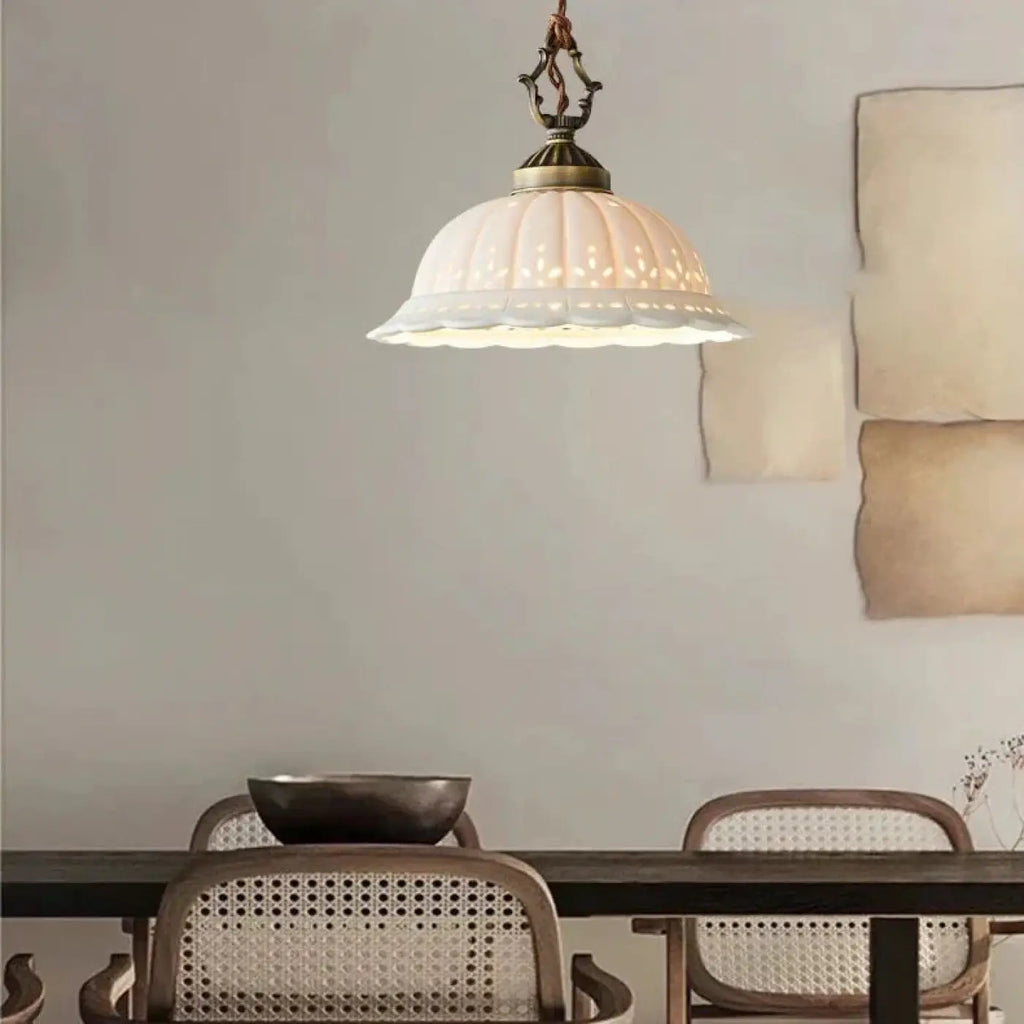 Pendelleuchte Glas Antik Vintage-Stil