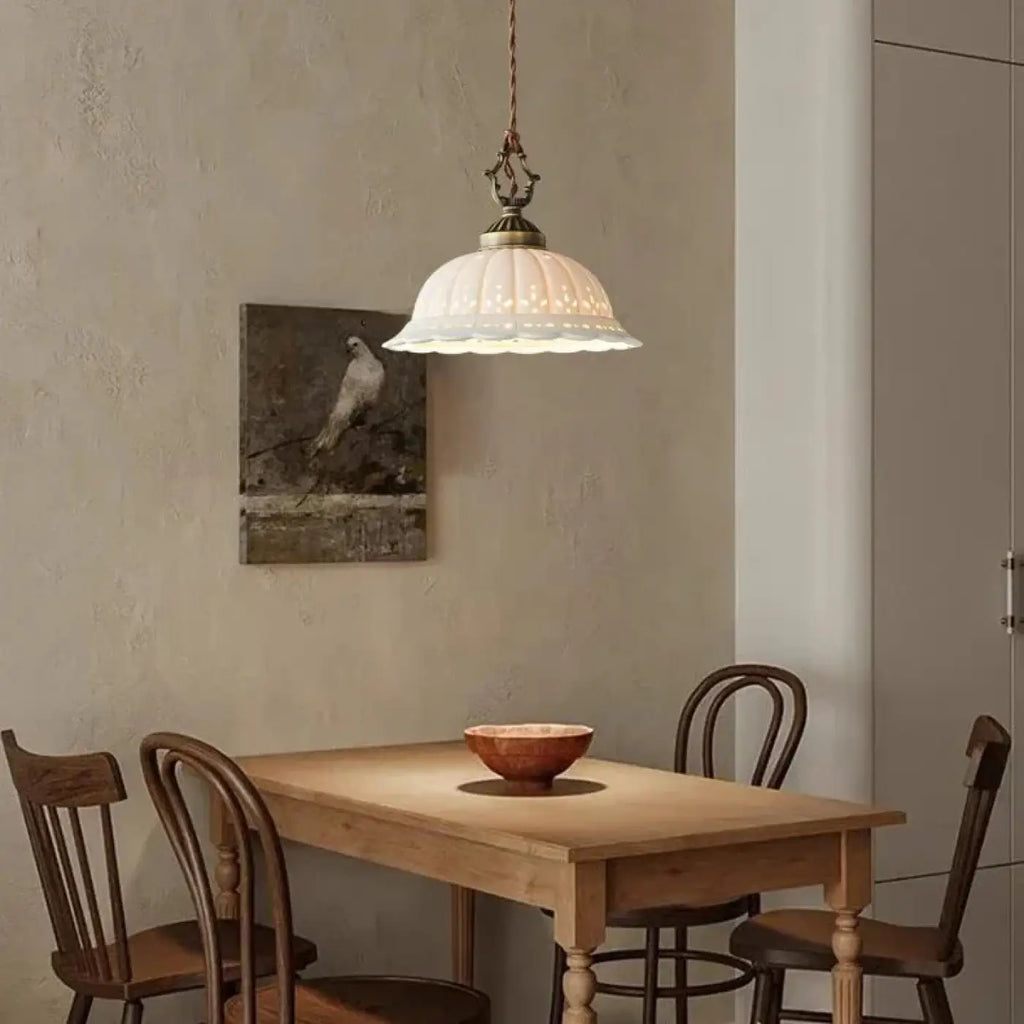 Pendelleuchte Glas Antik Vintage-Stil