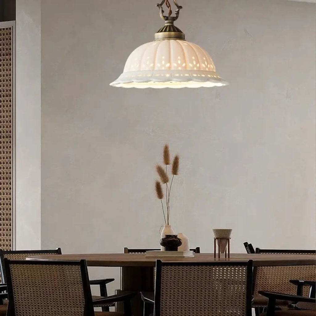 Pendelleuchte Glas Antik Vintage-Stil