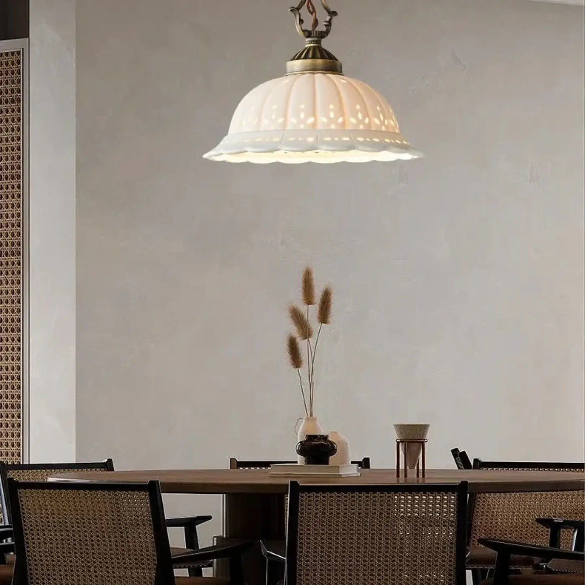 Pendelleuchte Glas Antik Vintage-Stil