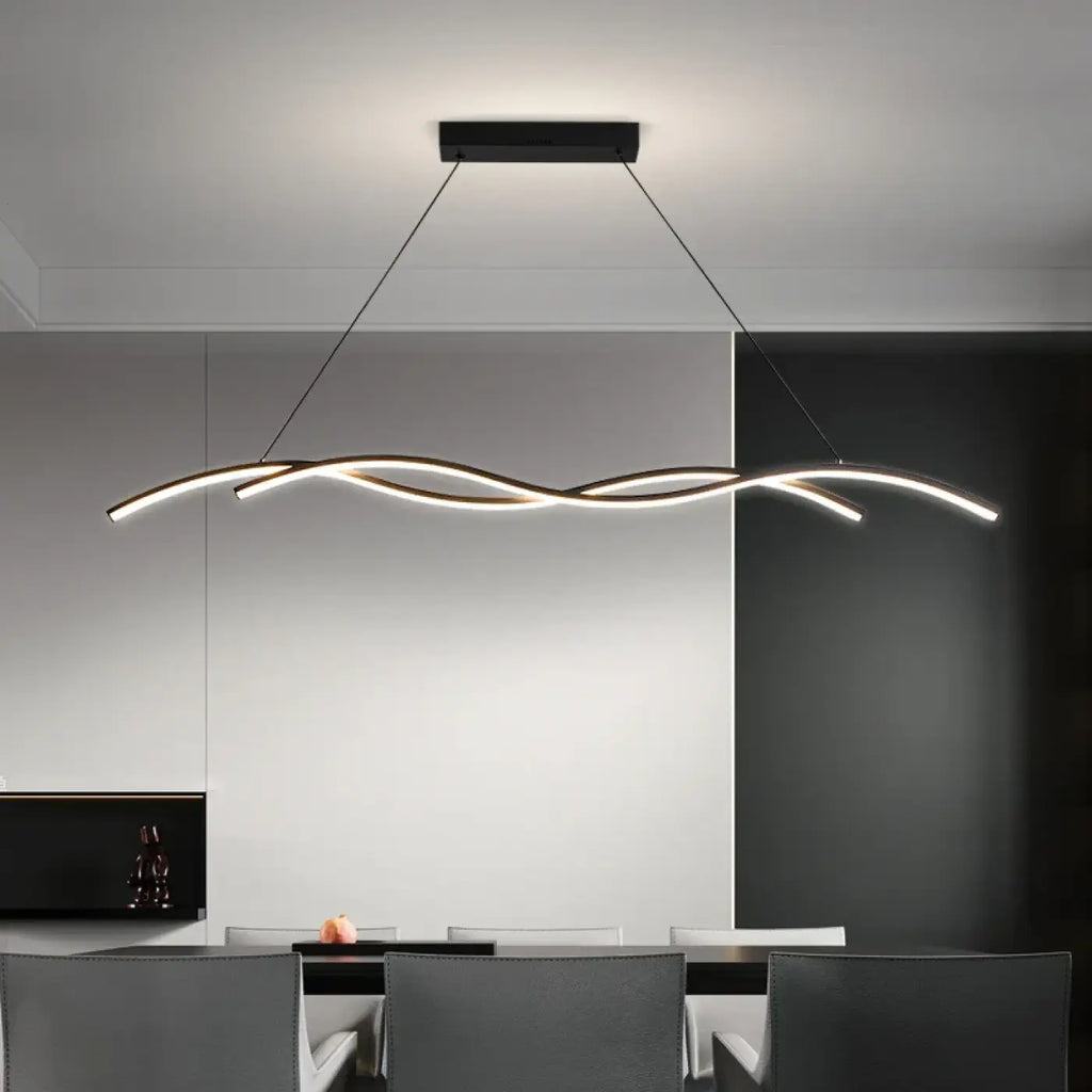 Pendelleuchte LED Welle Minimalistisch Modern