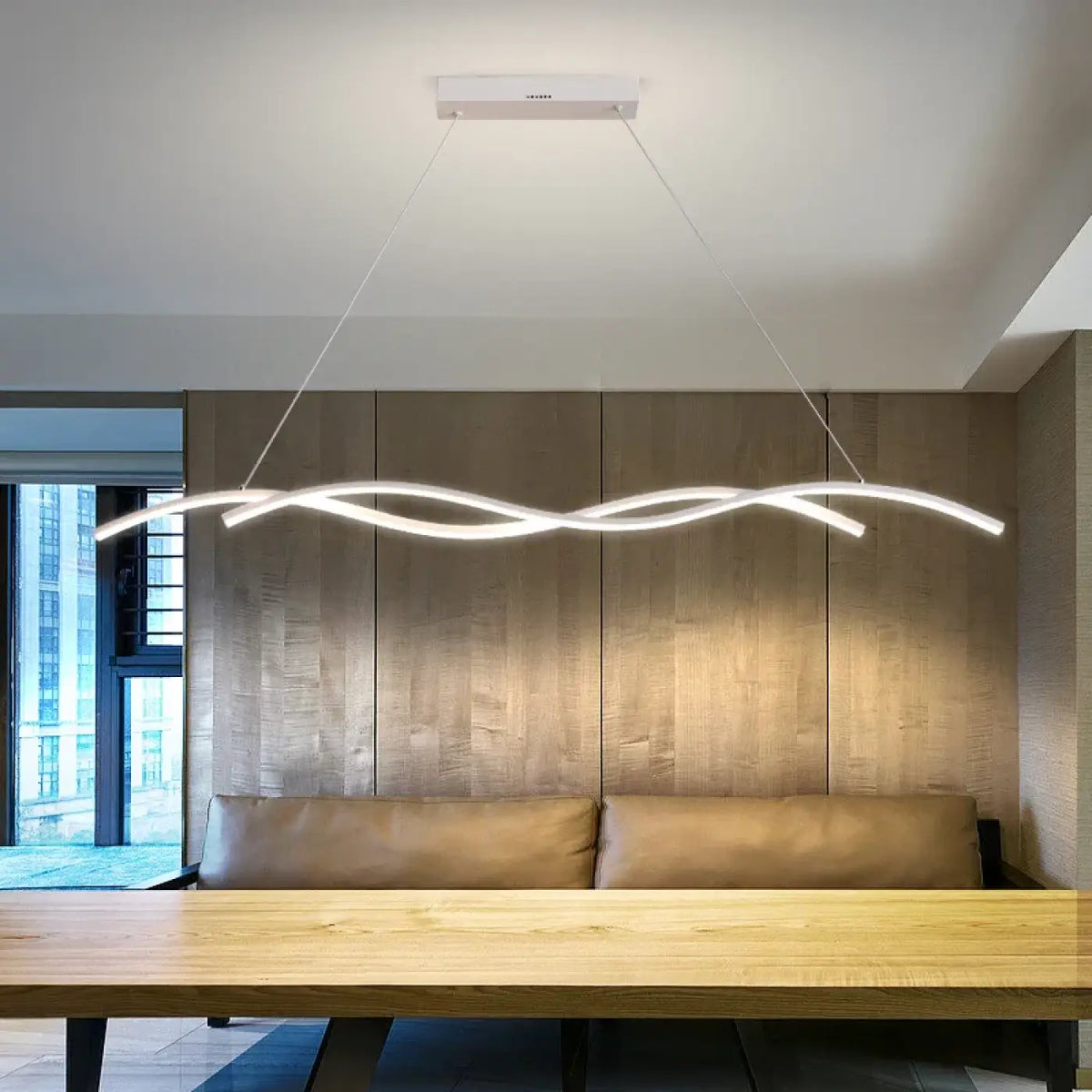 Pendelleuchte LED Welle Minimalistisch Modern