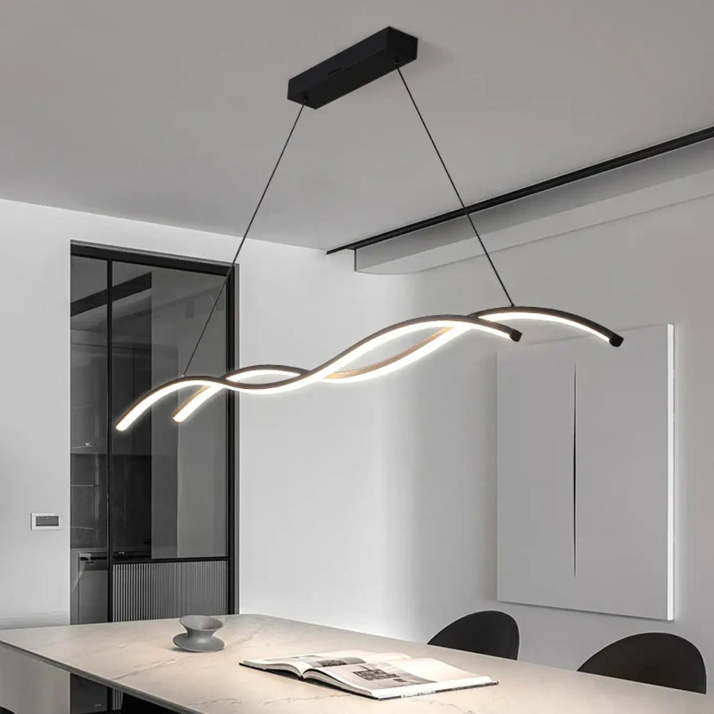 Pendelleuchte LED Welle Minimalistisch Modern