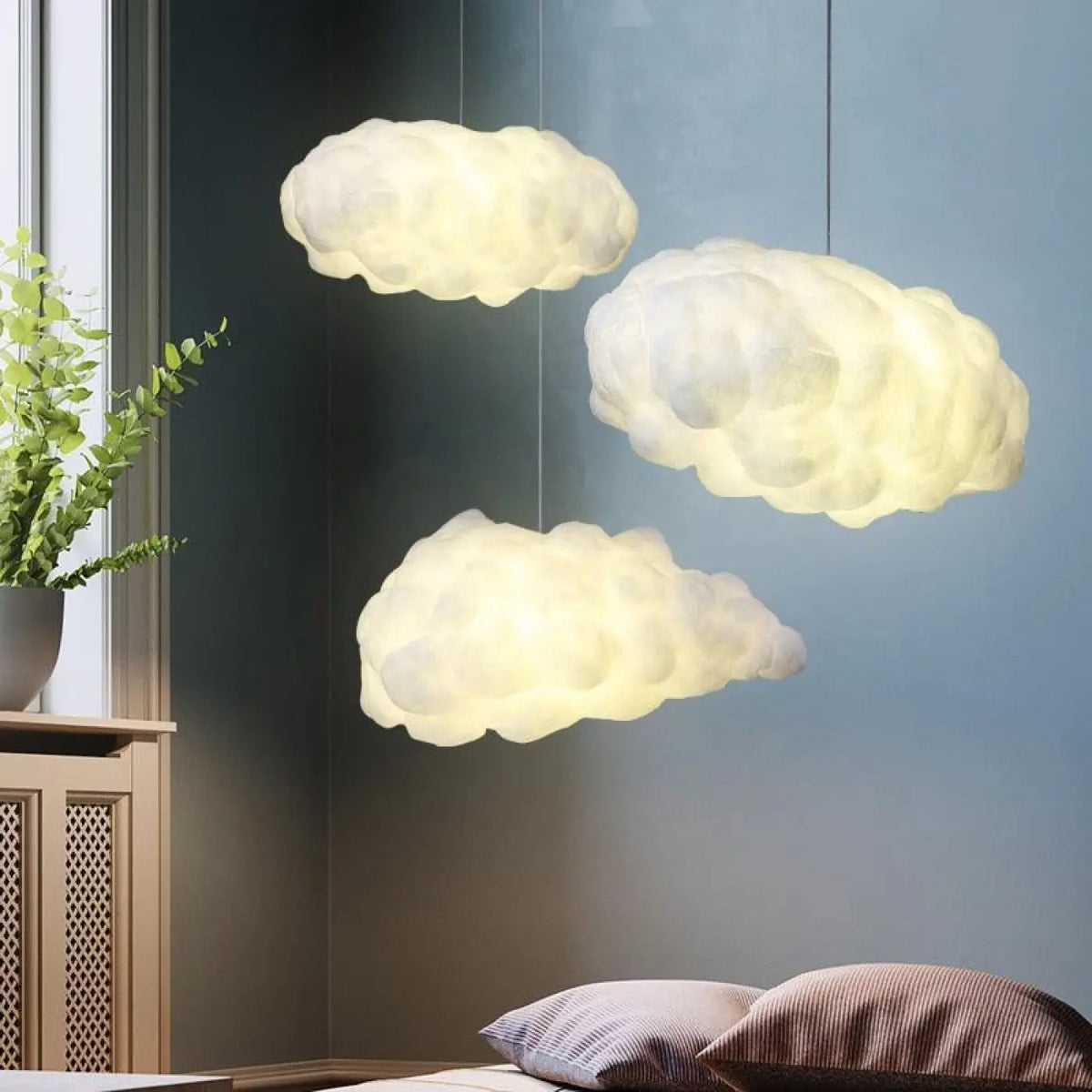 Pendelleuchte Wolke für Schlafzimmer Kinder