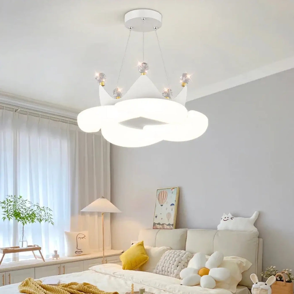 Pendelleuchte Krone Märchenhaft für Schlafzimmer