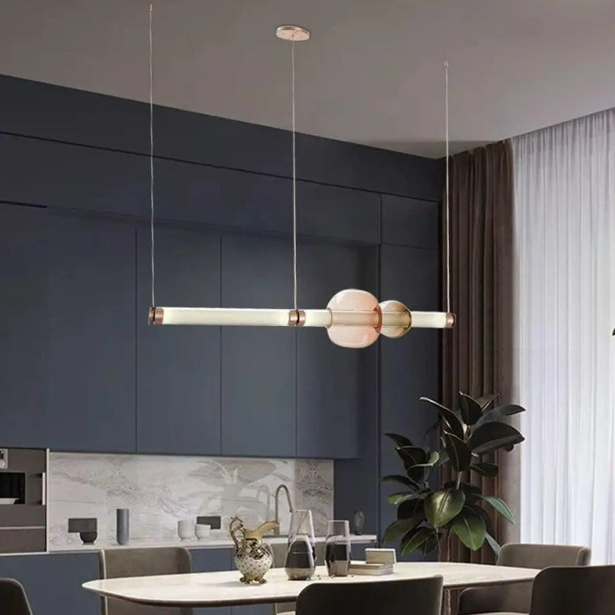 Pendelleuchte Röhre LED Modern für Esszimmer