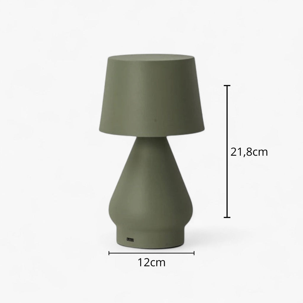 Nachttischlampe Terrakotta