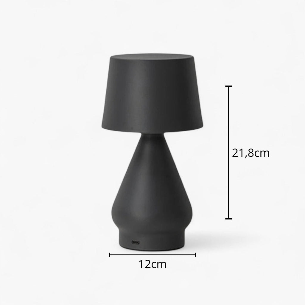 Nachttischlampe Terrakotta
