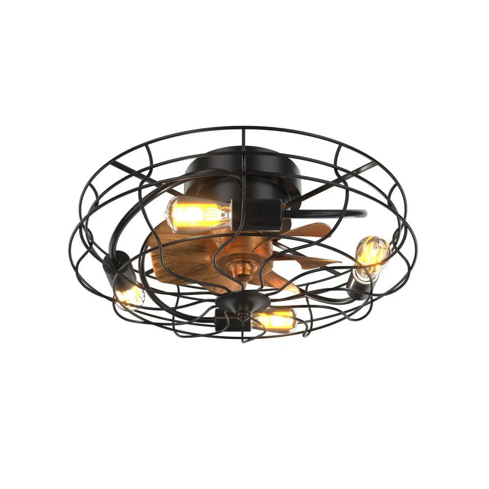 Oslo | Käfig-Ventilator Beleuchtung Fernbedienung 51 cm