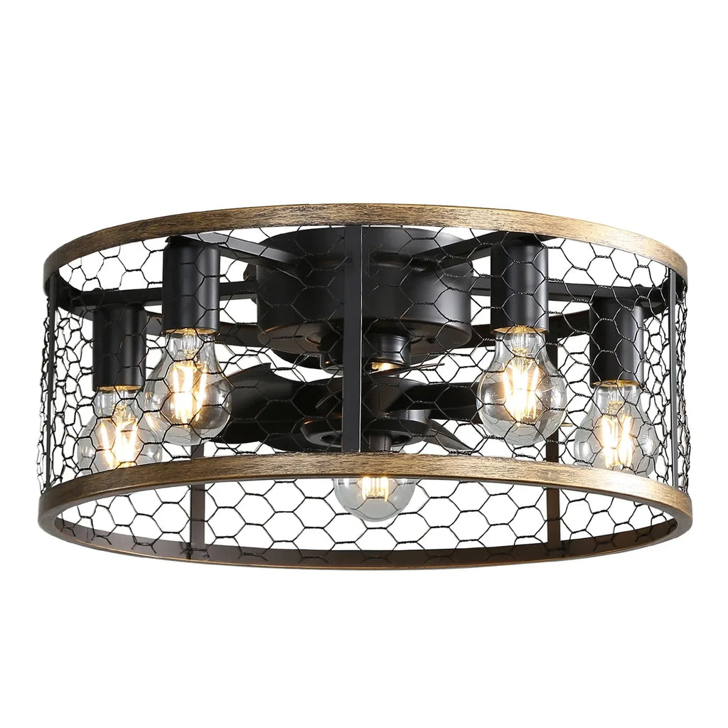 Marengo | Käfig-Ventilator LED Fernbedienung 51 cm