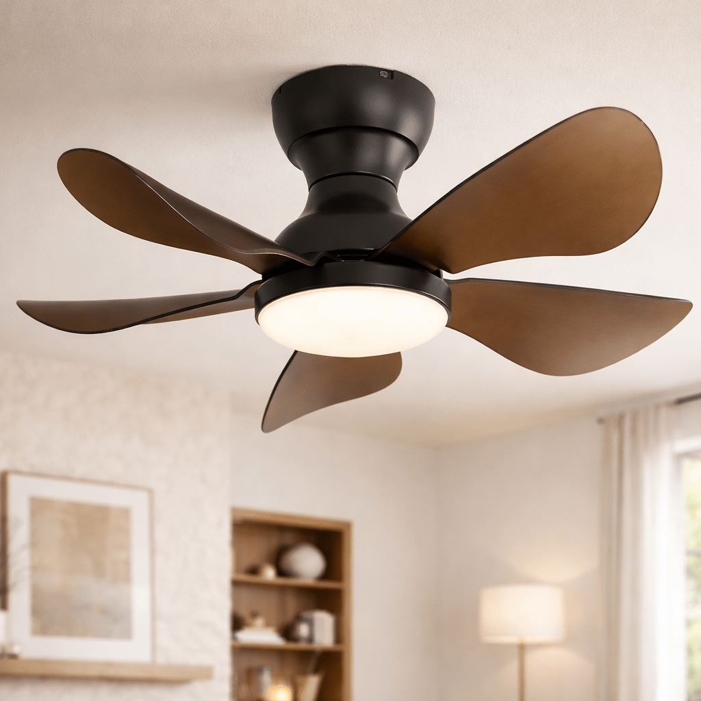 Sigrid | Kompakter Ventilator LED Fernbedienung 74 cm