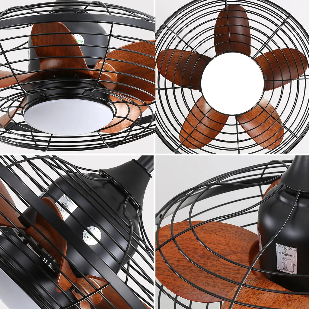 Vector | Moderner Ventilator LED Fernbedienung 51 cm
