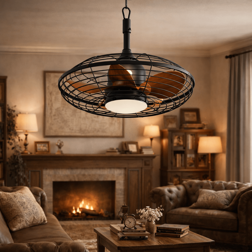 Vector | Moderner Ventilator LED Fernbedienung 51 cm