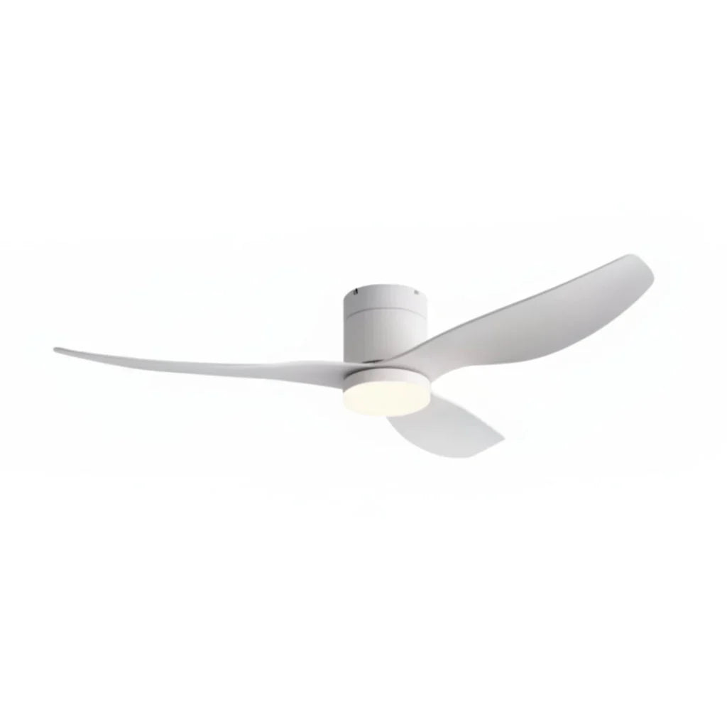 Vega | Ventilator mit integriertem LED Weiß und ABS Weiß
