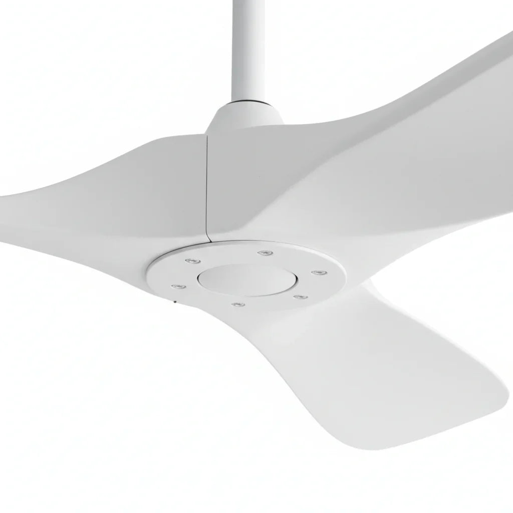 Sirocco | Vintage-Ventilator Weiß und ABS Weiß