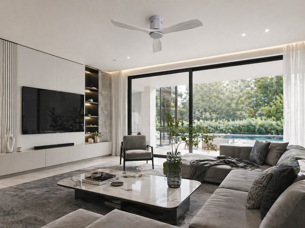 Calanque | Design-Ventilator LED Fernbedienung 132 cm